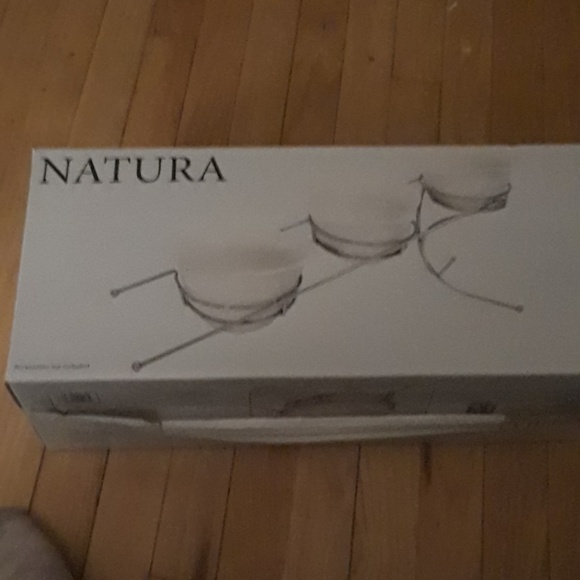 Natural Porcelain Relish Server Trays - Picture 1 of 2